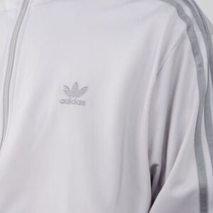 adidas | Firebird Track Top | White and Silver | M